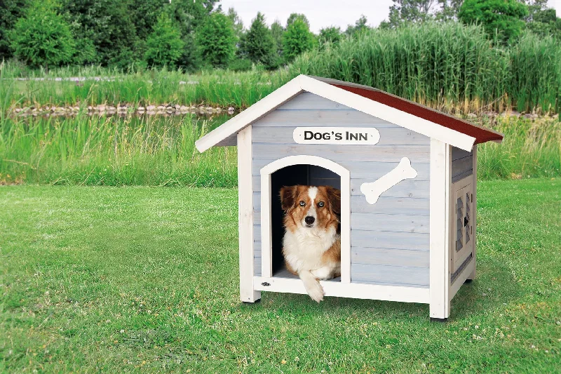 - Dog food recommendations for multi-dog householdsNatura dog kennel with saddle roof, L: 107  x  93  x  90 cm